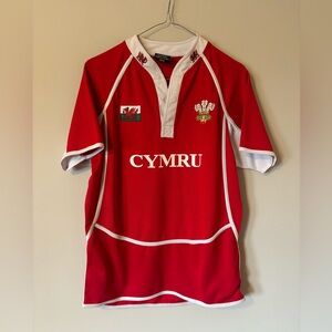 Wales Rugby Union Jersey Size Youth Large